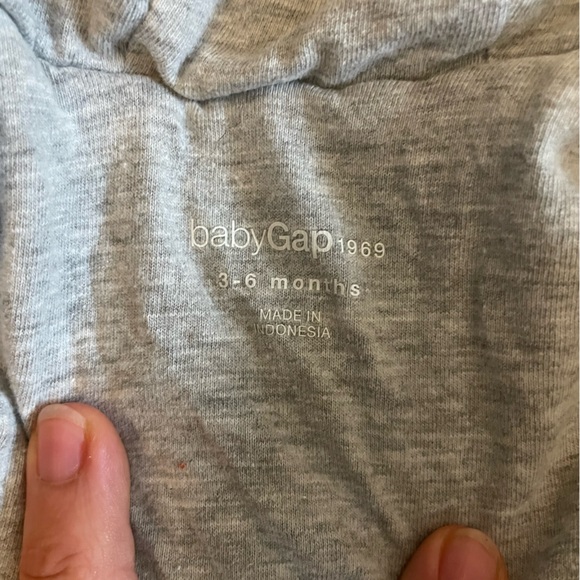 Denim colored Baby Gap bear snowsuit. - Picture 2 of 3